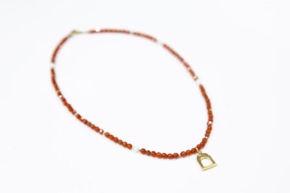 Naszyjnik Koń Kasztan